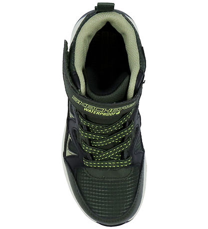 Skechers Stígvél - Tex - Storm Blazer - Drizzle Lið - Olive/Bl