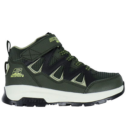 Skechers Stígvél - Tex - Storm Blazer - Drizzle Lið - Olive/Bl
