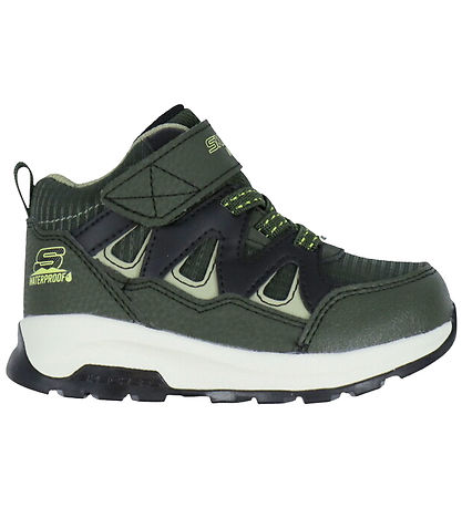 Skechers Stígvél - Storm Blazer - Tex - Drizzle Lið - Olive/Sv