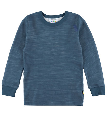 Joha Blússa - Ull/Bambus - Dark Denim