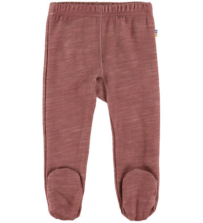 Joha Leggings M. Fætur - Ull/Bambus - Mark Rose
