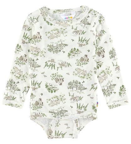Joha Romper l/s - Wol/Zijde - Off White