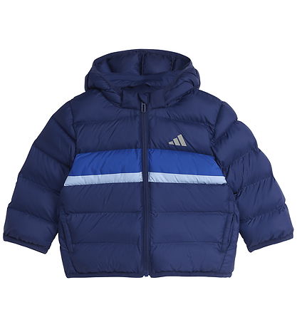 adidas Performance Vadderad jacka - Dark Blue/Royal Blue/Glow Bl