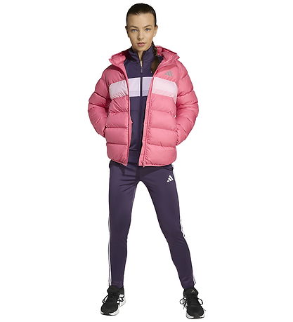 adidas Performance Fóðraður jakki - Bleikt Samruni/Bleikt/True P