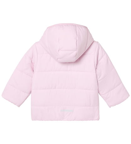adidas Performance Vadderad jacka - Clear Pink/Vit