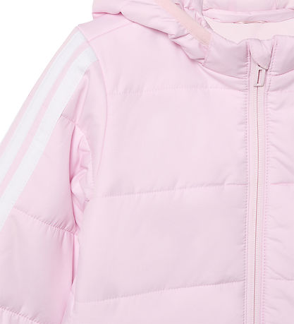 adidas Performance Vadderad jacka - Clear Pink/Vit