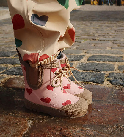 Konges Sløjd Gummistiefel Gefütterr - Liebe Pink