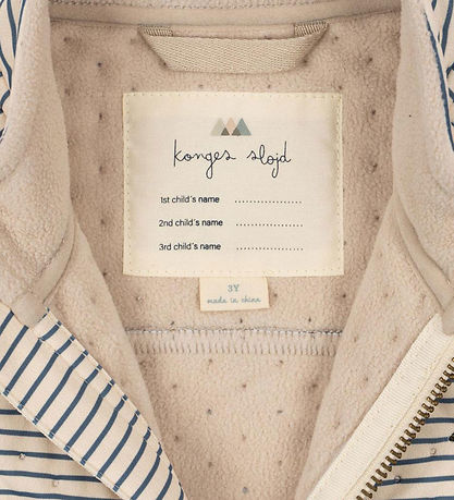 Konges Sløjd Thermojakki - Hitakrem - Stripe Bleiur