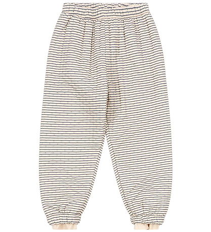 Konges Sløjd Thermobuxur - Hitakrem - Stripe Bleiur