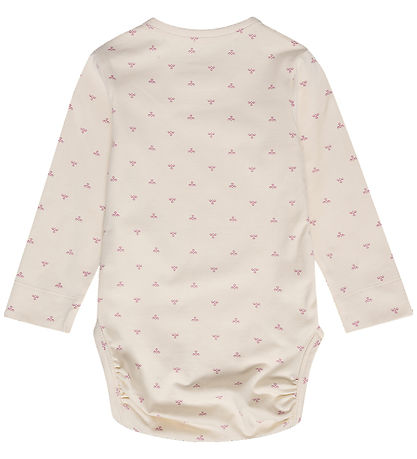 Hummel Romper l/s - HmlMini Bee - Witkopgrijs m. Logo