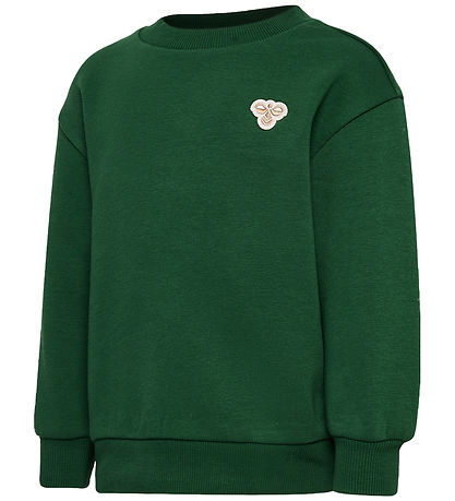 Hummel Sweatshirt - HmlMini Bee - Dunkelgrün