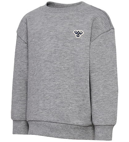Hummel Sweatshirt - HmlMini Bee - Gråmelerad