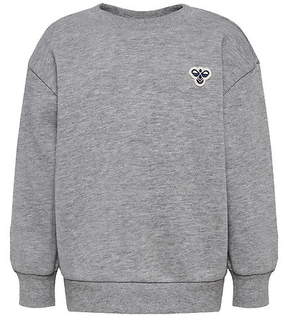 Hummel Sweatshirt - HmlMini Bee - Gråmelerad