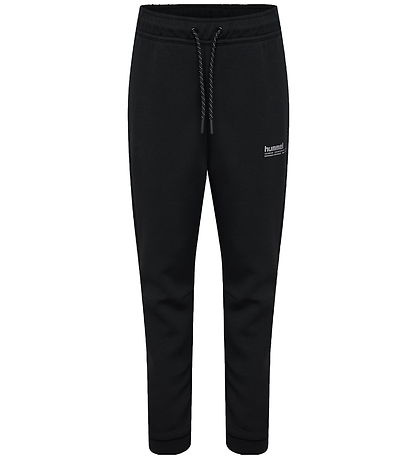 Hummel Joggingbuxur - HmlJR Tech Flís - Svart