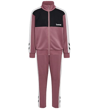 Hummel Träningsset - HmlJR Colorblock - Vemodig Mauve