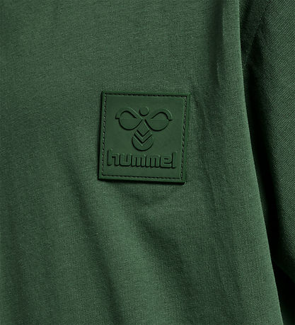Hummel Stuttermabolur - HmlClean - Dökkgrænn
