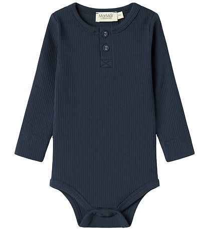 MarMar Bodysuit l/s - Rib - Pilot Navy