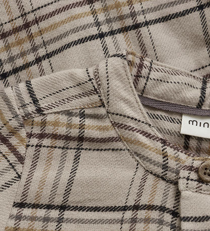 Minymo Skyrtu samfella l/e - Oxford Tan