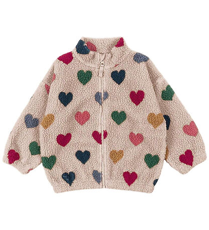 Konges Sløjd Flísjakki - Jody Teddy - Bon Coeur Coloré