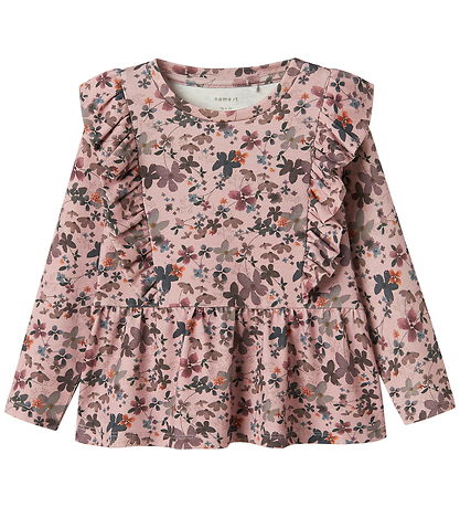 Name It Blússa - NmfNaline - Glansandi Lilac