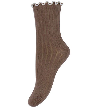 Name It Sokkar - 5 Pakki - Rib - NmfNetti - Piparkorn/Burnished
