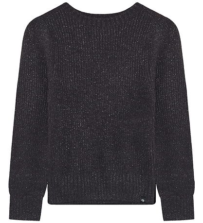 Indian Blue Jeans Blouse - Knitted - Phantom w. Glitter