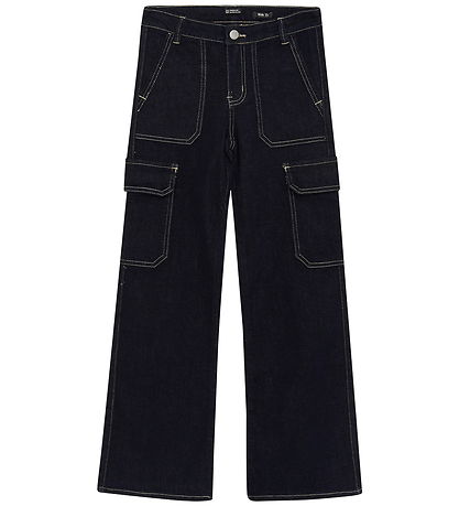 Indian Blue Jeans Jeans - Weite Passform - Dark Blue Denim