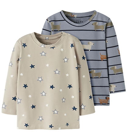 Name It Bluse - 2er-Pack - NbmVacion - Tradewinds/Island Fossil