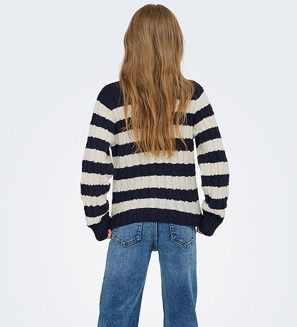 Kids Only Blouse - Knitted - Cook Janny - Night Sky/Tofu