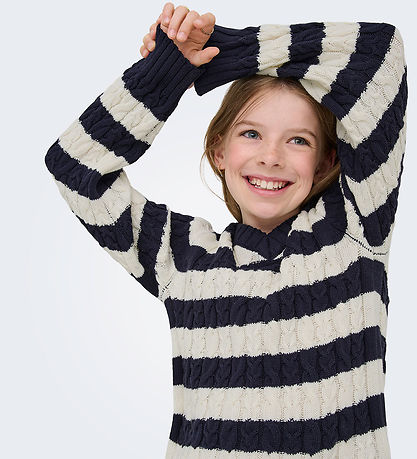Kids Only Blouse - Knitted - Cook Janny - Night Sky/Tofu