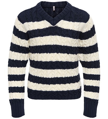Kids Only Blouse - Knitted - Cook Janny - Night Sky/Tofu