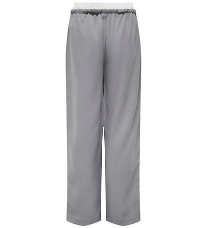Kids Only Byxor - KogMiley - Medium+ Grey Melange/Boxare White