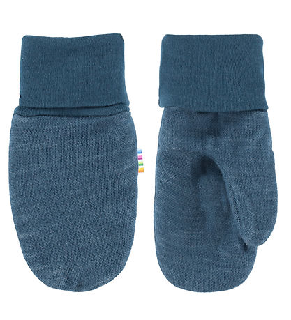 Joha Fäustlinge - Wolle/Bambus - Dark Denim