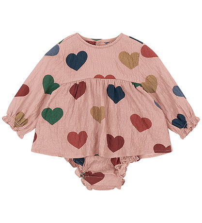 Konges Sløjd Summer Romper - Elin - Coeur Rose Colore