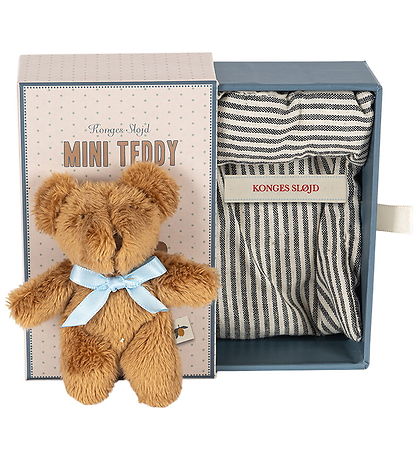Konges Sløjd Soft Toy - Milo - Tiny Teddy - Brown