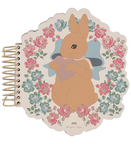Konges Sløjd Colouring Book - Bunny Sweetheart - Color with Wate