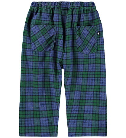 Molo Byxor - Sois - Blue Pine Check