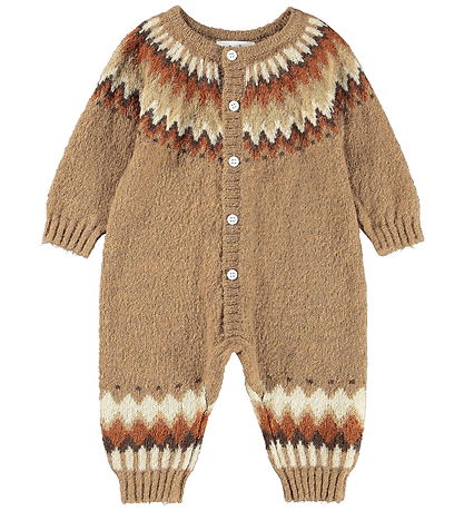 Molo Jumpsuit - Knitted - Wool - Frej - Light Browns