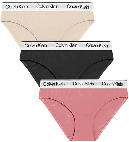 Calvin Klein Knickers - 3-Pack - Brandied Apricot/Whitecap Gray/