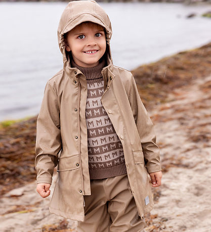 MarMar Rain Jacket - PU - October - Sepia Brown