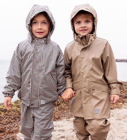 MarMar Regnföt M. axlaböndum - PU - Oddy - Brown Stripe