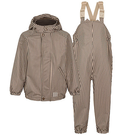 MarMar Regnföt M. axlaböndum - PU - Oddy - Brown Stripe