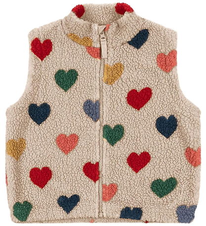 Konges Sløjd Fleece Vest - Jody Teddy - Bon Coeur Coloré