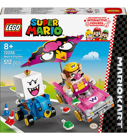 LEGO® Super Mario - Mario Kart Wario og King Boo 72038 - 512 Set