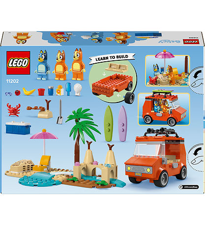 LEGO® Bluey - Ferð Bluey til Ströndinni 11202 - 133 Partar