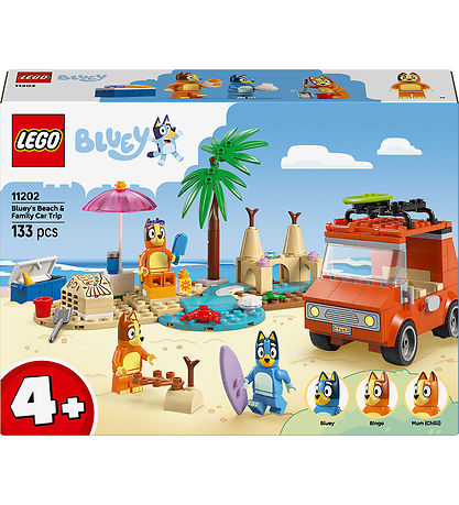 LEGO® Bluey - Ferð Bluey til Ströndinni 11202 - 133 Partar