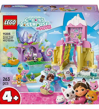 LEGO® Gabby's Dollhouse - Gane-Guf-Bjergem And Kattehaven 11205 