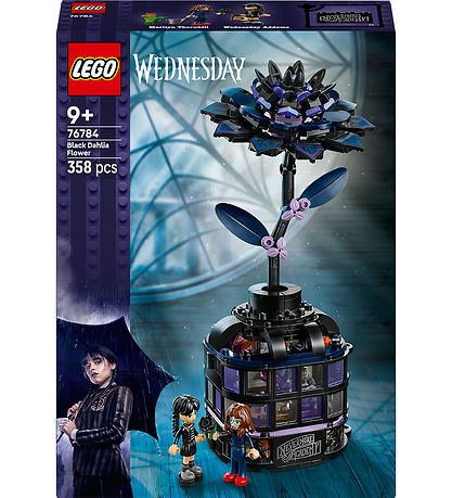 LEGO® Wednesday - Svart Dahlia Blóm 76784 - 358 Partar