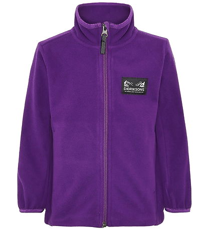 Didriksons Fleecejacka - Muskotnöt - Royal Purple