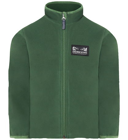 Didriksons Fleecejacka - Muskotnöt - Tall Green
